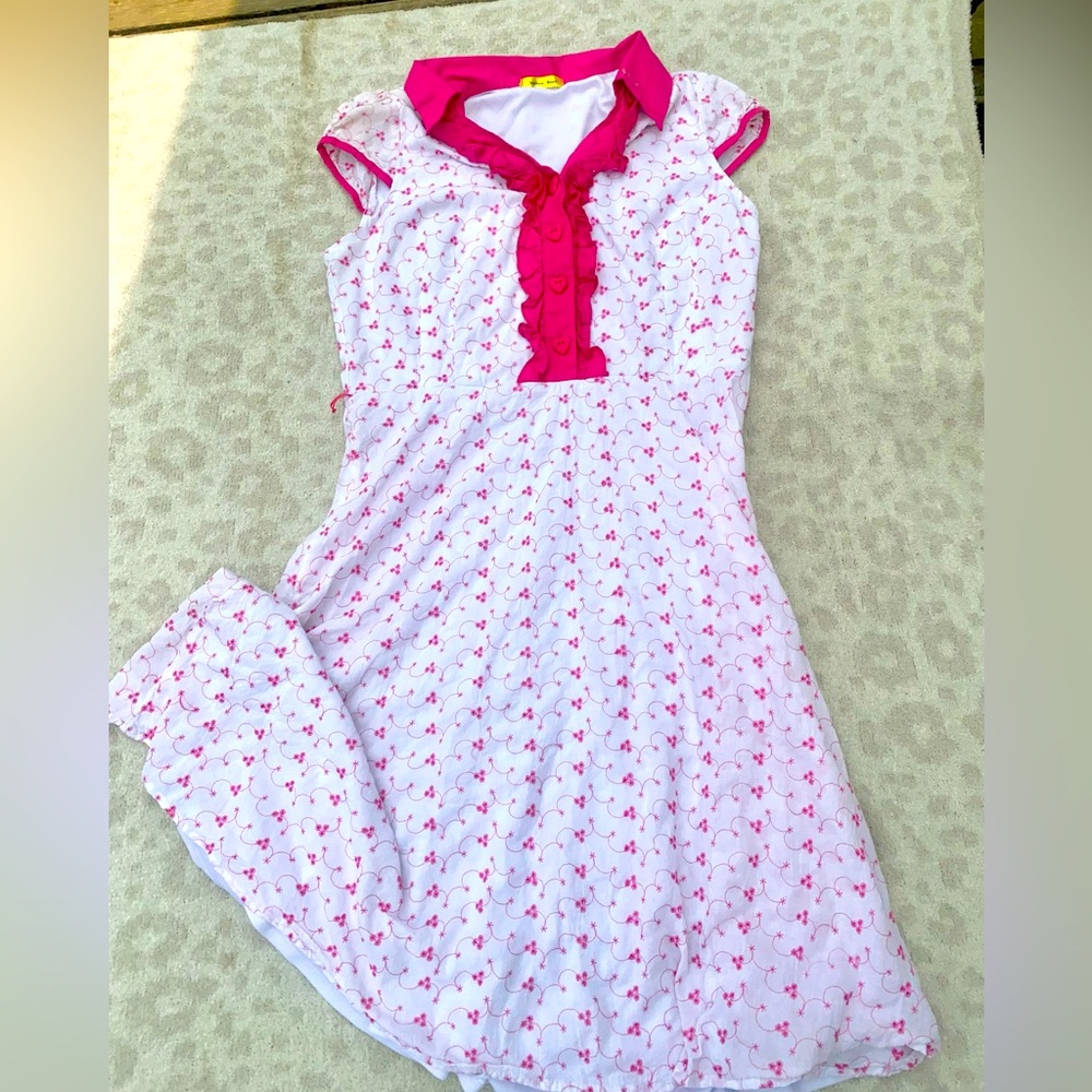 Vintage style embroidered dress